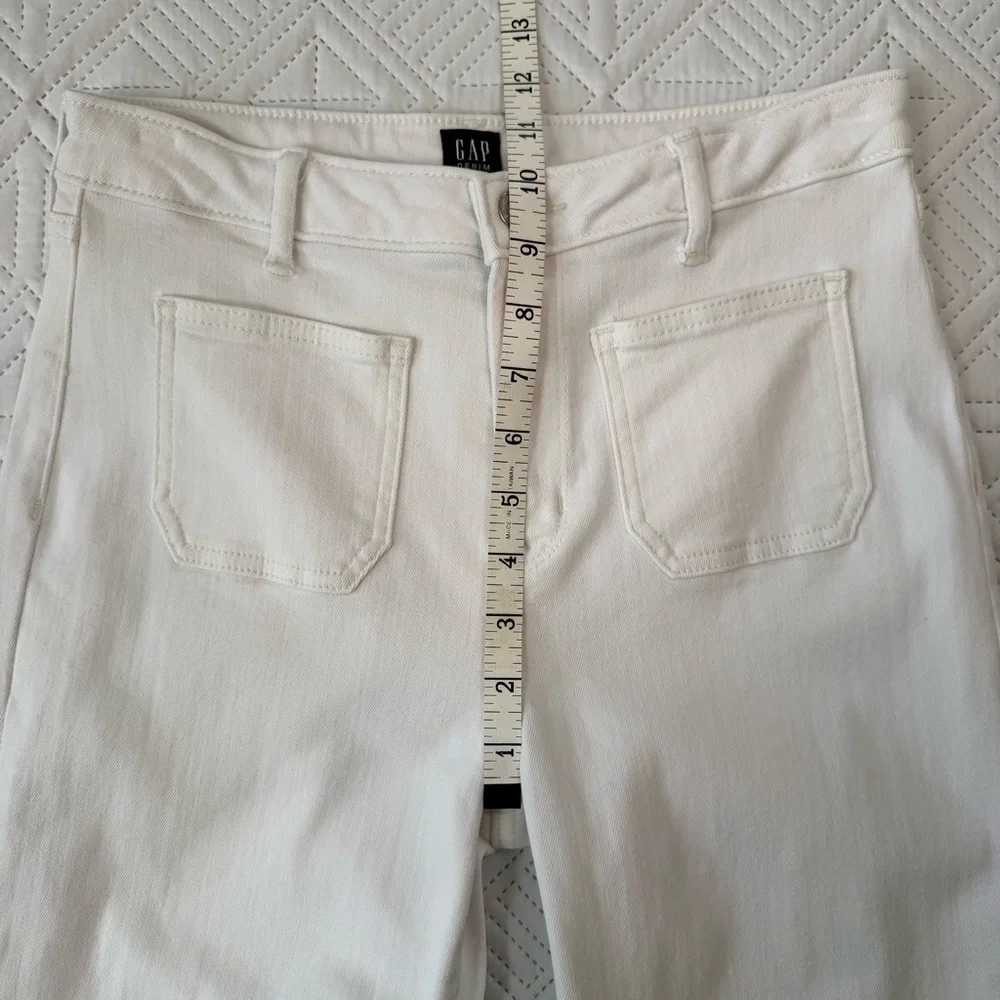 GAP Denim ‘70s Flare Patch Pockets Jeans Size 18Girl
